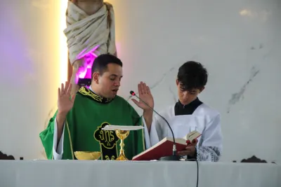1º dia da novena - Benção das Famílias
