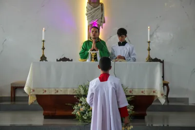 1º dia da novena - Benção das Famílias