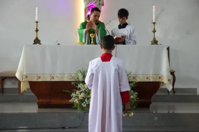 1º dia da novena - Benção das Famílias