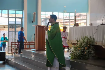 1º dia da novena - Benção das Famílias