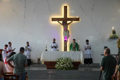 1º dia da novena - Benção das Famílias