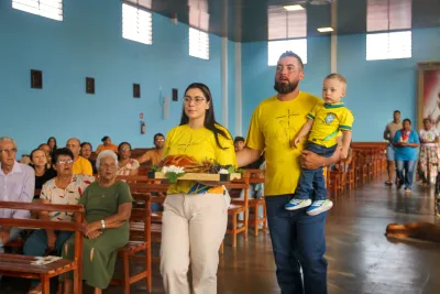1º dia da novena - Benção das Famílias