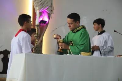 1º dia da novena - Benção das Famílias
