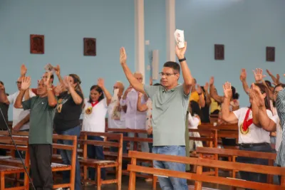 1º dia da novena - Benção das Famílias