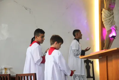 1º dia da novena - Benção das Famílias