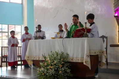 1º dia da novena - Benção das Famílias