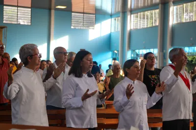 1º dia da novena - Benção das Famílias