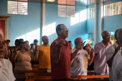 1º dia da novena - Benção das Famílias