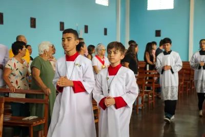 1º dia da novena - Benção das Famílias