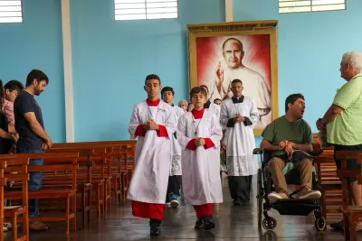 1º dia da novena - Benção das Famílias