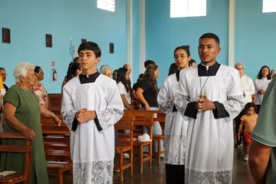1º dia da novena - Benção das Famílias