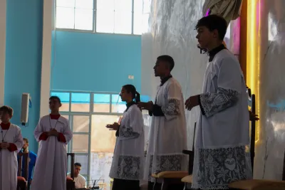 1º dia da novena - Benção das Famílias
