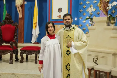 30 dia com Maria - Santa Missa e Coroação - Romeiros Devotos da Paróquia Nossa Senhora da Abadia Patrimônio (Uberlândia)