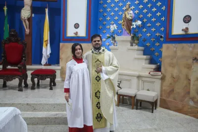 30 dia com Maria - Santa Missa e Coroação - Romeiros Devotos da Paróquia Nossa Senhora da Abadia Patrimônio (Uberlândia)