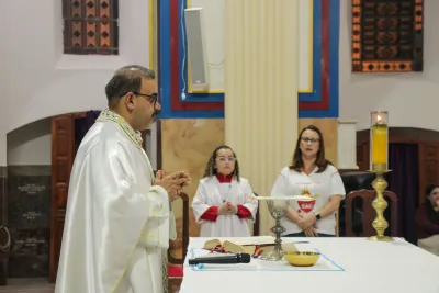 30 dia com Maria - Santa Missa e Coroação - Romeiros Devotos da Paróquia Nossa Senhora da Lapa (Vazante)