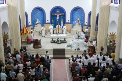 30 dia com Maria - Santa Missa e Coroação - Romeiros Devotos da Paroquia Sant' Anna (Indiánopolis)