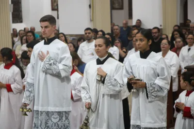 30 dia com Maria - Santa Missa e Coroação - Romeiros Devotos da Paroquia Sant' Anna (Indiánopolis)