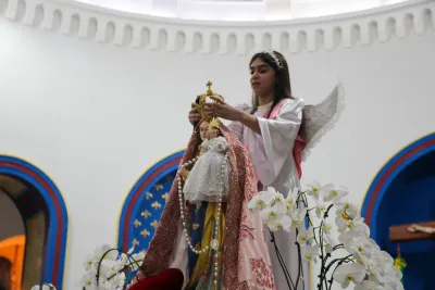 30 dia com Maria - Santa Missa e Coroação - Romeiros Devotos da Paroquia Sant' Anna (Indiánopolis)