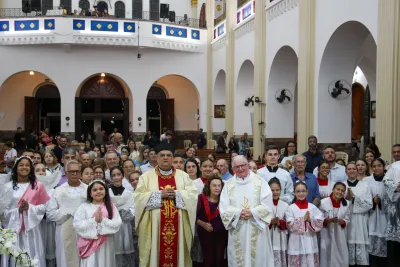 30 dia com Maria - Santa Missa e Coroação - Romeiros Devotos da Paroquia Sant' Anna (Indiánopolis)