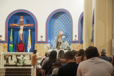 30 dia com Maria - Santa Missa e Coroação - Romeiros Devotos da Paroquia Sant' Anna (Indiánopolis)