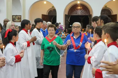 30 dia com Maria - Santa Missa e Coroação - Romeiros Devotos das Pastorais do Santuário Basílica