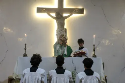 3º dia da novena - Benção das Chaves dos Veículos