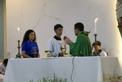 3º dia da novena - Benção das Chaves dos Veículos