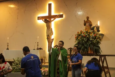 3º dia da novena - Benção das Chaves dos Veículos