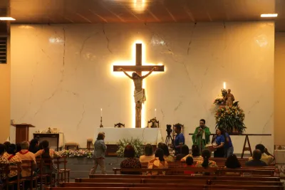 3º dia da novena - Benção das Chaves dos Veículos
