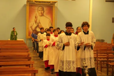 3º dia da novena - Benção das Chaves dos Veículos
