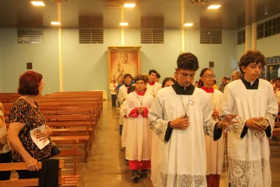3º dia da novena - Benção das Chaves dos Veículos