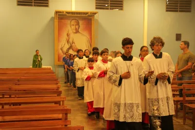 3º dia da novena - Benção das Chaves dos Veículos