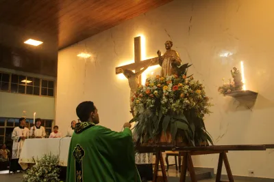 3º dia da novena - Benção das Chaves dos Veículos