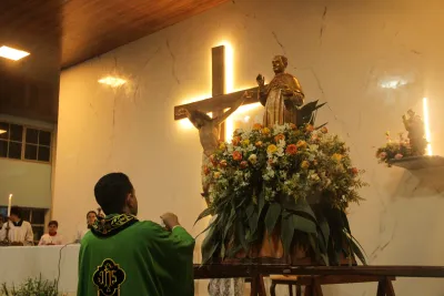3º dia da novena - Benção das Chaves dos Veículos
