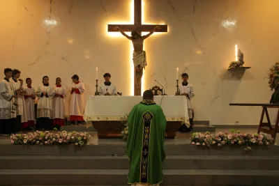 3º dia da novena - Benção das Chaves dos Veículos