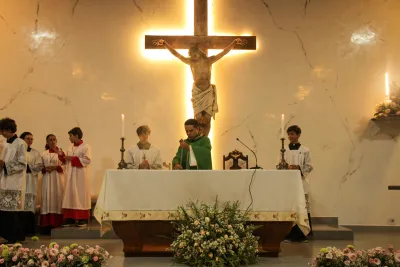 3º dia da novena - Benção das Chaves dos Veículos