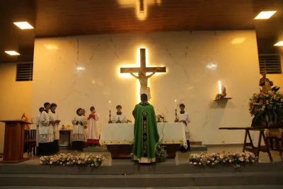 3º dia da novena - Benção das Chaves dos Veículos