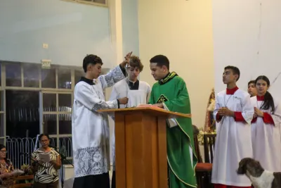 3º dia da novena - Benção das Chaves dos Veículos