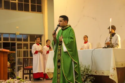 3º dia da novena - Benção das Chaves dos Veículos