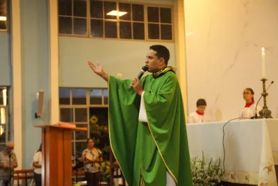 3º dia da novena - Benção das Chaves dos Veículos