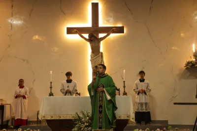 3º dia da novena - Benção das Chaves dos Veículos