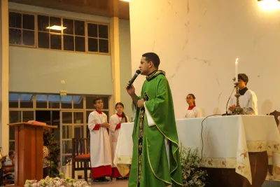 3º dia da novena - Benção das Chaves dos Veículos