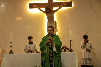 3º dia da novena - Benção das Chaves dos Veículos