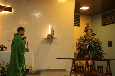 3º dia da novena - Benção das Chaves dos Veículos