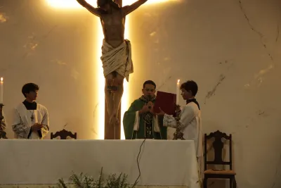 3º dia da novena - Benção das Chaves dos Veículos