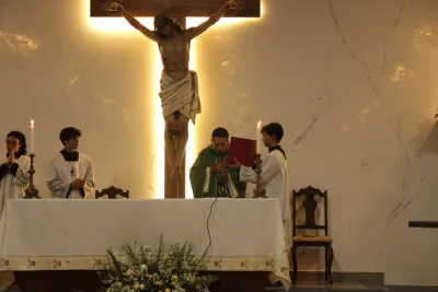 3º dia da novena - Benção das Chaves dos Veículos