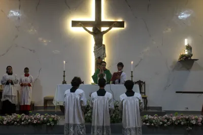 3º dia da novena - Benção das Chaves dos Veículos