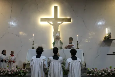 3º dia da novena - Benção das Chaves dos Veículos