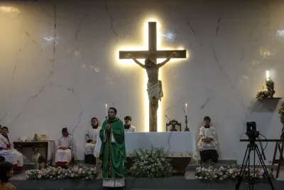 3º dia da novena - Benção das Chaves dos Veículos