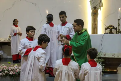 3º dia da novena - Benção das Chaves dos Veículos